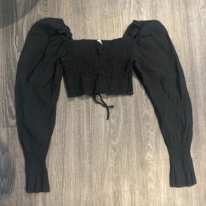 Black cropped Top